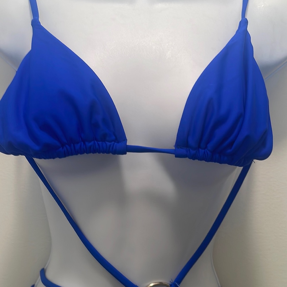 Blue bikini